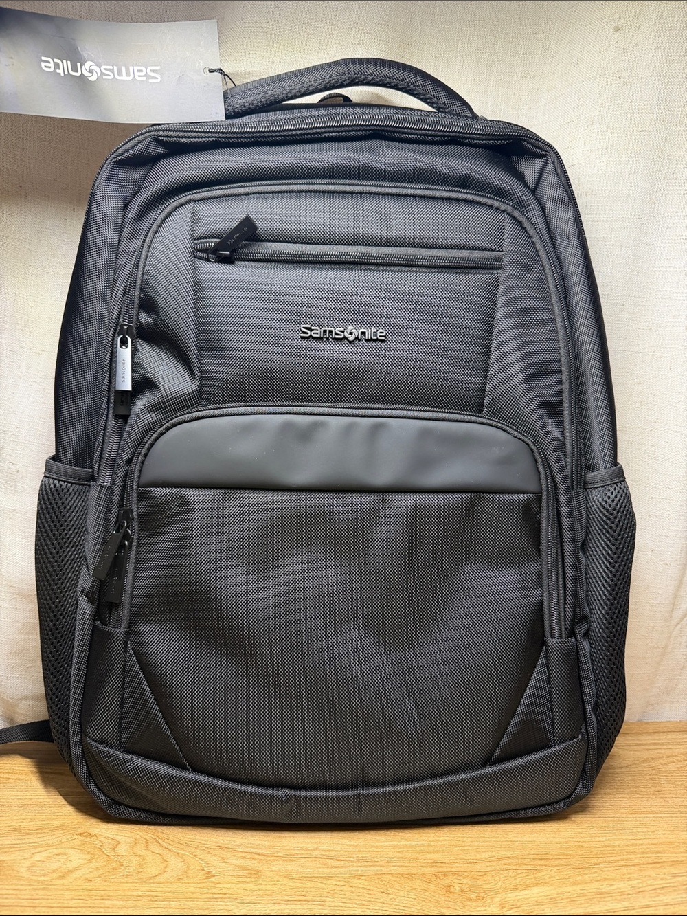 Samsonite Black Whitefield BP 12 Single-Shoulder Backpack